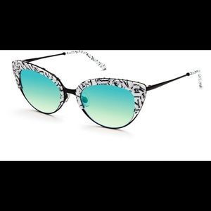 KREWE Josephine Red Mirrored Sunglasses